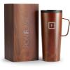 imageIRON FLASK Grip Coffee Mug  Leak Proof Vacuum Insulated Stainless Steel Bottle Double Walled Thermo Travel Hot Cold Water Metal Canteen  Timber 16 Oz  Classic BottomTimber