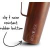 imageIRON FLASK Grip Coffee Mug  Leak Proof Vacuum Insulated Stainless Steel Bottle Double Walled Thermo Travel Hot Cold Water Metal Canteen  Timber 16 Oz  Classic BottomTimber