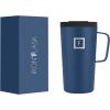 imageIRON FLASK Grip Coffee Mug  Leak Proof Vacuum Insulated Stainless Steel Bottle Double Walled Thermo Travel Hot Cold Water Metal Canteen  Timber 16 Oz  Classic BottomTwilight Blue