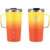 imageIRON FLASK Grip Coffee Mug  Leak Proof Vacuum Insulated Stainless Steel Bottle Double Walled Thermo Travel Hot Cold Water Metal Canteen  Timber 16 Oz  Classic BottomFire