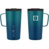 imageIRON FLASK Grip Coffee Mug  Leak Proof Vacuum Insulated Stainless Steel Bottle Double Walled Thermo Travel Hot Cold Water Metal Canteen  Timber 16 Oz  Classic BottomDark Night