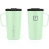 imageIRON FLASK Grip Coffee Mug 2016 Oz Leak Proof Vacuum Insulated Stainless Steel Bottle Double Walled Thermo Travel Hot Cold Water Metal Canteen  Mint