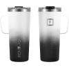 imageIRON FLASK Grip Novelty Coffee Mug  Leak Proof Vacuum Insulated Stainless Steel Bottle Double Walled Thermo Travel Hot Cold Water Metal Canteen  Aurora 24 Oz  Rubber BottomDay  Night