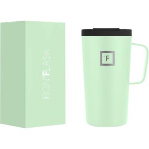 imageIRON FLASK Grip Coffee Mug 2016 Oz Leak Proof Vacuum Insulated Stainless Steel Bottle Double Walled Thermo Travel Hot Cold Water Metal Canteen  Mint