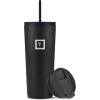 imageIRON FLASK Classic Tumbler  32 Oz BPAFree LeakProof Drinking Cup Vacuum Insulated Stainless Steel Water Bottle DoubleWalled Thermo Travel Mug for Hot ampamp Cold Beverages Car Cup Holder CompatibleMidnight Black