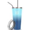 imageIRON FLASK Classic Tumbler  32 Oz BPAFree LeakProof Drinking Cup Vacuum Insulated Stainless Steel Water Bottle DoubleWalled Thermo Travel Mug for Hot ampamp Cold Beverages Car Cup Holder CompatibleBlue Waves