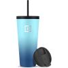 imageIRON FLASK Classic Tumbler  32 Oz BPAFree LeakProof Drinking Cup Vacuum Insulated Stainless Steel Water Bottle DoubleWalled Thermo Travel Mug for Hot ampamp Cold Beverages Car Cup Holder CompatibleBlue Waves
