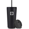 imageIRON FLASK Classic Tumbler  32 Oz BPAFree LeakProof Drinking Cup Vacuum Insulated Stainless Steel Water Bottle DoubleWalled Thermo Travel Mug for Hot ampamp Cold Beverages Car Cup Holder CompatibleMidnight Black
