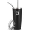 imageIRON FLASK Classic Tumbler  32 Oz BPAFree LeakProof Drinking Cup Vacuum Insulated Stainless Steel Water Bottle DoubleWalled Thermo Travel Mug for Hot ampamp Cold Beverages Car Cup Holder CompatibleMidnight Black