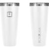 imageIRON FLASK Classic Tumbler  32 Oz BPAFree LeakProof Drinking Cup Vacuum Insulated Stainless Steel Water Bottle DoubleWalled Thermo Travel Mug for Hot ampamp Cold Beverages Car Cup Holder CompatibleWinter White