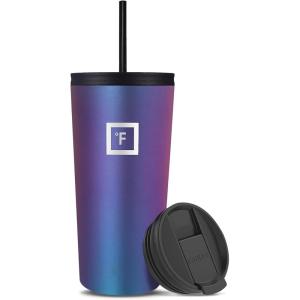imageIRON FLASK Classic Tumbler  32 Oz BPAFree LeakProof Drinking Cup Vacuum Insulated Stainless Steel Water Bottle DoubleWalled Thermo Travel Mug for Hot ampamp Cold Beverages Car Cup Holder CompatibleAurora