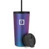 imageIRON FLASK Classic Tumbler  24 Oz BPAFree LeakProof Drinking Cup Vacuum Insulated Stainless Steel Water Bottle DoubleWalled Thermo Travel Mug for Hot ampamp Cold Beverages Car Cup Holder CompatibleAurora