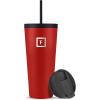 imageIRON FLASK Classic Tumbler  24 Oz BPAFree LeakProof Drinking Cup Vacuum Insulated Stainless Steel Water Bottle DoubleWalled Thermo Travel Mug for Hot ampamp Cold Beverages Car Cup Holder CompatibleFire Red