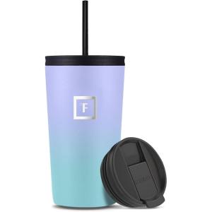 imageIRON FLASK Classic Tumbler  24 Oz BPAFree LeakProof Drinking Cup Vacuum Insulated Stainless Steel Water Bottle DoubleWalled Thermo Travel Mug for Hot ampamp Cold Beverages Car Cup Holder CompatibleCotton Candy