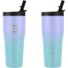 imageIRON FLASK Insulated Rover Tumbler wLid ampamp Straw  Leak Proof ampamp Stainless Steel Bottle for Hot ampamp Cold Drinks  Coffee Travel Mug Water Metal Canteen Thermal Cup  Bubble Gum 24 OzCotton Candy