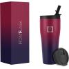 imageIRON FLASK Insulated Rover Tumbler wLid ampamp Straw  Leak Proof ampamp Stainless Steel Bottle for Hot ampamp Cold Drinks  Coffee Travel Mug Water Metal Canteen Thermal Cup  Bubble Gum 24 OzDark Rainbow