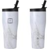 imageIRON FLASK Rover Tumbler 2024 Oz 2 Lids StrawFlip Vacuum Insulated Stainless Steel Bottle Modern Double Walled Simple Thermo Travel Mug Hydro Water Metal Canteen  Carrara Marble