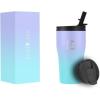 imageIRON FLASK Insulated Rover Tumbler wLid ampamp Straw  Leak Proof ampamp Stainless Steel Bottle for Hot ampamp Cold Drinks  Coffee Travel Mug Water Metal Canteen Thermal Cup  Bubble Gum 24 OzCotton Candy