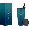 imageIRON FLASK Insulated Rover Tumbler wLid ampamp Straw  Leak Proof ampamp Stainless Steel Bottle for Hot ampamp Cold Drinks  Coffee Travel Mug Water Metal Canteen Thermal Cup  Bubble Gum 24 OzDark Night