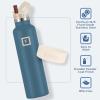imageIRON FLASK Camping ampamp Hiking Hydration Canteens  3 Lids Narrow Straw Lid Leak Proof Vacuum Insulated Stainless Steel  Hot ampamp Cold Double Walled Sports Water Bottle  Graphite 16 OzDream Sunset