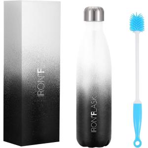 imageIRON FLASK Retro Sports Water Bottle  25 Oz Vacuum Insulated Stainless Steel Hot Cold Double Walled Thermo Mug Cola Metal Canteen
