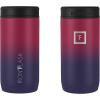 imageIRON FLASK Slim Can Cooler 12oz for Beer Hard Seltzer Energy Drinks Double Wall Vacuum Insulated Stainless Steel Drink Holder for Skinny Cans  Dark Rainbow