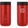imageIRON FLASK Slim Can Cooler 12oz for Beer Hard Seltzer Energy Drinks Double Wall Vacuum Insulated Stainless Steel Drink Holder for Skinny Cans  Fire Red