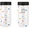 imageIRON FLASK Slim Can Cooler 12oz for Beer Hard Seltzer Energy Drinks Double Wall Vacuum Insulated Stainless Steel Drink Holder for Skinny Cans  Terrazzo