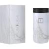 imageIRON FLASK Slim Can Cooler 12oz for Beer Hard Seltzer Energy Drinks Double Wall Vacuum Insulated Stainless Steel Drink Holder for Skinny Cans  Marble