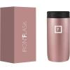 imageIRON FLASK Slim Can Cooler 12oz for Beer Hard Seltzer Energy Drinks Double Wall Vacuum Insulated Stainless Steel Drink Holder for Skinny Cans  Rose Gold