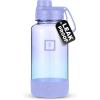 imageIRON FLASK Clear Tritan Trekker Water Bottle with Chug Lid ampamp Rubber Boot  Leak Proof ampamp Lightweight for Gym Hiking Sports  Dishwasher Safe BPA Free Plastic  Cotton Candy 32 Oz