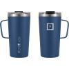 imageIRON FLASK Grip Novelty Coffee Mug  Leak Proof Vacuum Insulated Stainless Steel Bottle Double Walled Thermo Travel Hot Cold Water Metal Canteen  Pearl 24 Oz  Classic BottomTwilight Blue