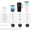 imageIRON FLASK Grip Novelty Coffee Mug  Leak Proof Vacuum Insulated Stainless Steel Bottle Double Walled Thermo Travel Hot Cold Water Metal Canteen  Pearl 24 Oz  Classic BottomTerrazzo