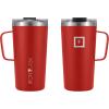 imageIRON FLASK Grip Novelty Coffee Mug  Leak Proof Vacuum Insulated Stainless Steel Bottle Double Walled Thermo Travel Hot Cold Water Metal Canteen  Pearl 24 Oz  Classic BottomFire Red