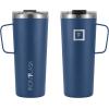 imageIRON FLASK Grip Novelty Coffee Mug  Leak Proof Vacuum Insulated Stainless Steel Bottle Double Walled Thermo Travel Hot Cold Water Metal Canteen  Pearl 24 Oz  Classic BottomTwilight Blue