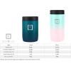 image:imageIRON FLASK Slim Can Cooler 12oz for Beer Hard Seltzer Energy Drinks Double Wall Vacuum Insulated Stainless Steel Drink Holder for Skinny Cans  Dark Night
