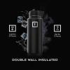 image:imageIRON FLASK Camping amp Hiking Hydration Flask with Straw Wide Mouth Insulated Stainless Steel Sports Water Bottle  32 oz Cotton CandyDark Rainbow