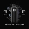 image:imageIRON FLASK Camping amp Hiking Hydration Flask with Straw Wide Mouth Insulated Stainless Steel Sports Water Bottle  32 oz Cotton CandyDark Rainbow