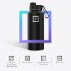 image:imageIRON FLASK Camping amp Hiking Hydration Flask with Straw Wide Mouth Insulated Stainless Steel Sports Water Bottle  32 oz Cotton CandyDark Rainbow