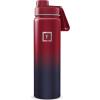 image:imageIRON FLASK Camping amp Hiking Hydration Flask with Straw Wide Mouth Insulated Stainless Steel Sports Water Bottle  32 oz Cotton CandyDark Rainbow