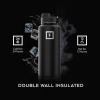 image:imageIRON FLASK Camping amp Hiking Hydration Flask with Straw Wide Mouth Insulated Stainless Steel Sports Water Bottle  32 oz Cotton CandyDark Rainbow