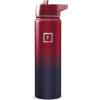 image:imageIRON FLASK Camping amp Hiking Hydration Flask with Straw Wide Mouth Insulated Stainless Steel Sports Water Bottle  32 oz Cotton CandyDark Rainbow