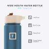 image:imageIRON FLASK Camping amp Hiking Hydration Flask with Straw Wide Mouth Insulated Stainless Steel Sports Water Bottle  32 oz Cotton CandyDream Sunset