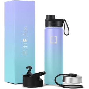 image:imageIRON FLASK Camping amp Hiking Hydration Flask with Straw Wide Mouth Insulated Stainless Steel Sports Water Bottle  32 oz Cotton CandyCotton Candy