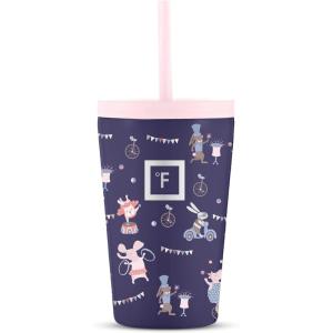 image:imageIRON FLASK Classic Tumbler  Vacuum Insulated Stainless Steel Water Bottle Double Walled Drinking Cup Insulated Travel Mug Fiesta 12 oz Kids