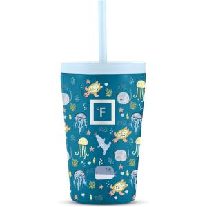 image:imageIRON FLASK Classic Tumbler  Vacuum Insulated Stainless Steel Water Bottle Double Walled Drinking Cup Insulated Travel Mug Ocean Amigos 12 oz Kids