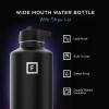 image:imageIRON FLASK Camping amp Hiking Hydration Flask with Straw Wide Mouth Insulated Stainless Steel Sports Water Bottle  Twilight Blue 40 oz  Straw 1 LidDream Sunset
