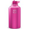 image:imageIRON FLASK Camping amp Hiking Hydration Flask with Straw Wide Mouth Insulated Stainless Steel Sports Water Bottle  Twilight Blue 40 oz  Straw 1 LidPink Tulip