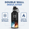 image:imageIRON FLASK Camping amp Hiking Hydration Flask with Spout BPAFree Insulated Stainless Steel Sports Water Bottle  32 oz Fire Red