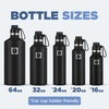 image:imageIRON FLASK Camping amp Hiking Hydration Flask with Spout BPAFree Insulated Stainless Steel Sports Water Bottle  32 oz Fire Red
